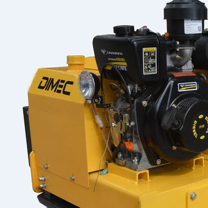 Pme-R900 Rear Wheel Steer Diesel Engine Road Roller