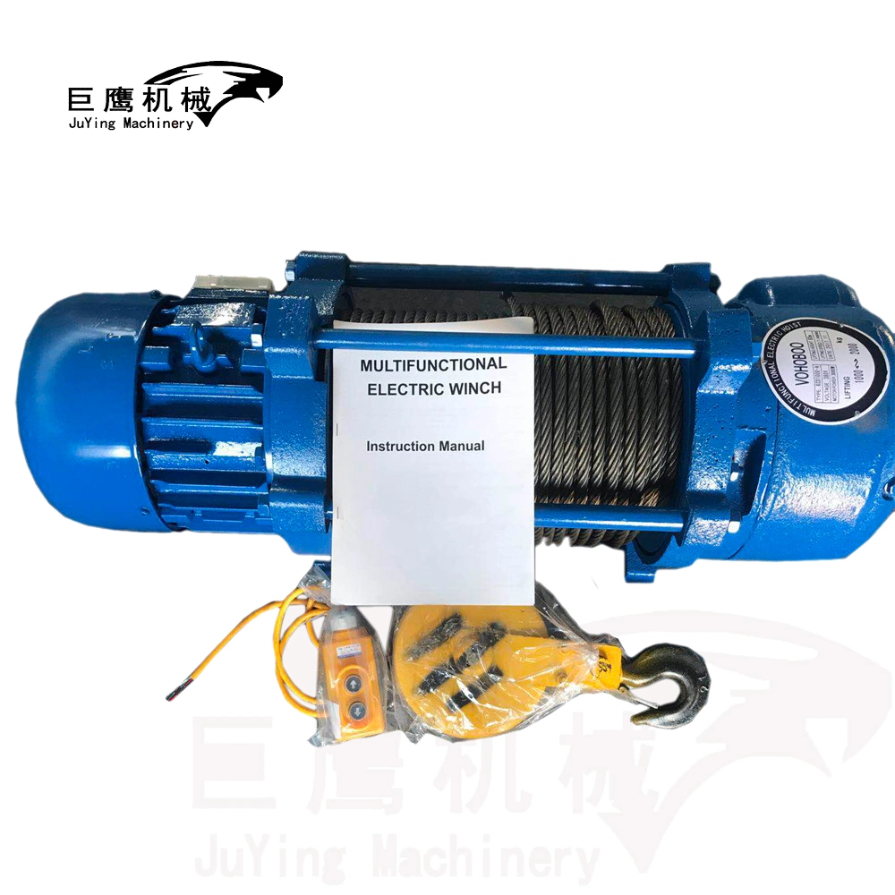 Three Phase380V-440V Single Phase 110V-220V 500kg, 1000kg, 1500kg Wireless Remote Control Kcd Type Electric Power Hoist Electric Engine Winch