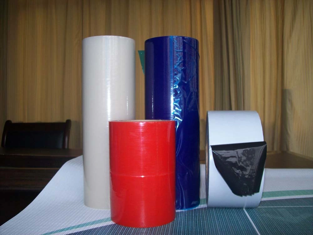 Black& White Protective Film Aluminum Profiles PE Film Adhesive Tape