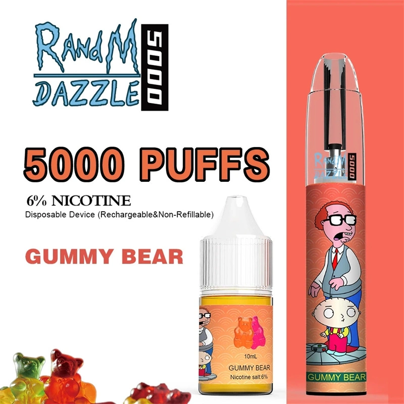 Наиболее востребованных Randm ослепляет 6 кухни в 5000 Puffs одноразовые Vape пера