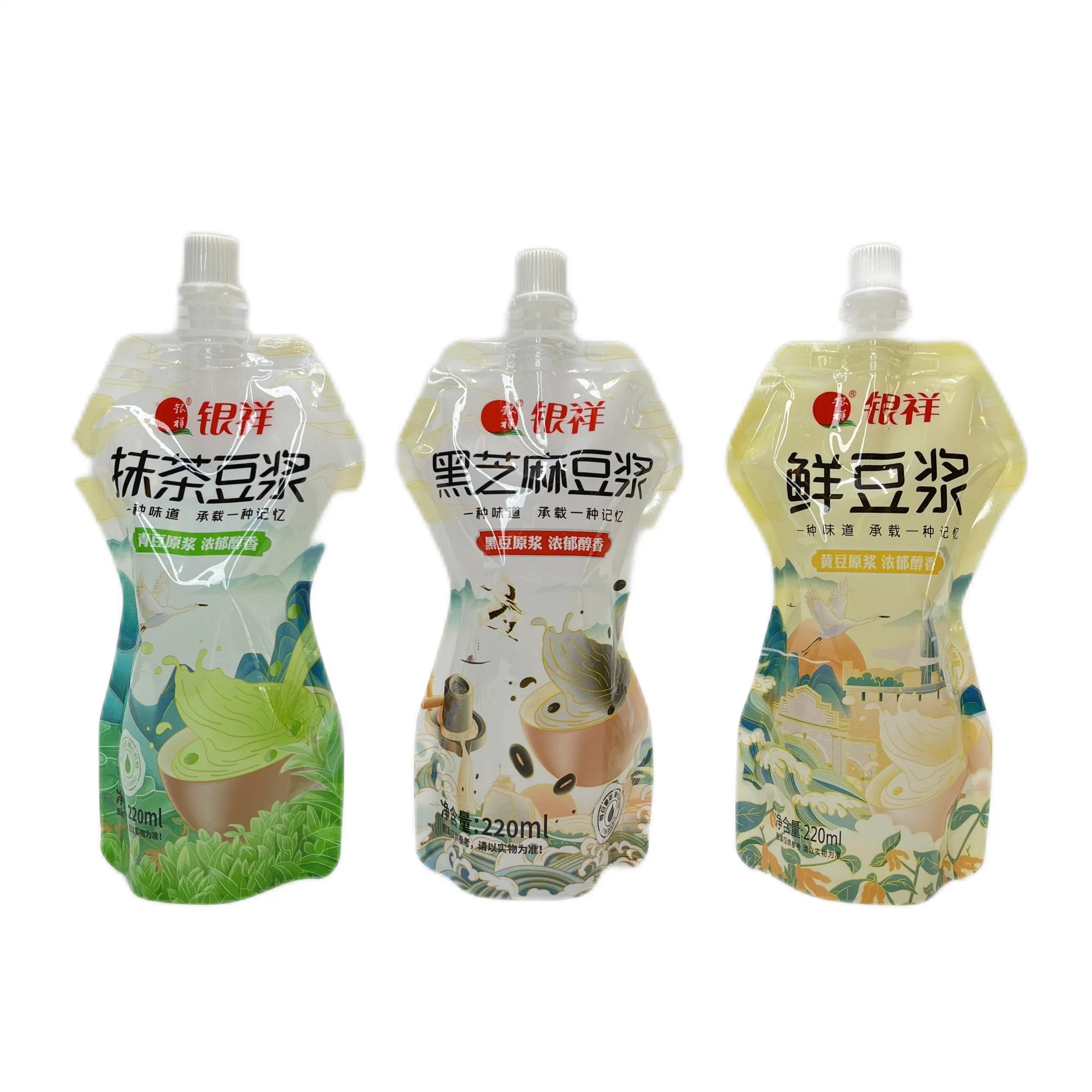 Wholesale Price Liquid Food Stand up Pouch OEM Juice Spout Pouch Bags Design Size Spout Pouch for Liquid Drink