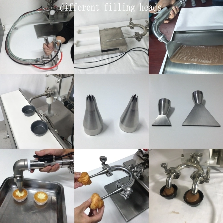 Automatic Donut Filling Injector Machines Croissant Cream Filling Machine