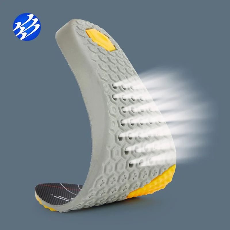 Wholesale/Supplier Polyurethane Technology Full Length Shock Absorb Insoles for Basketball