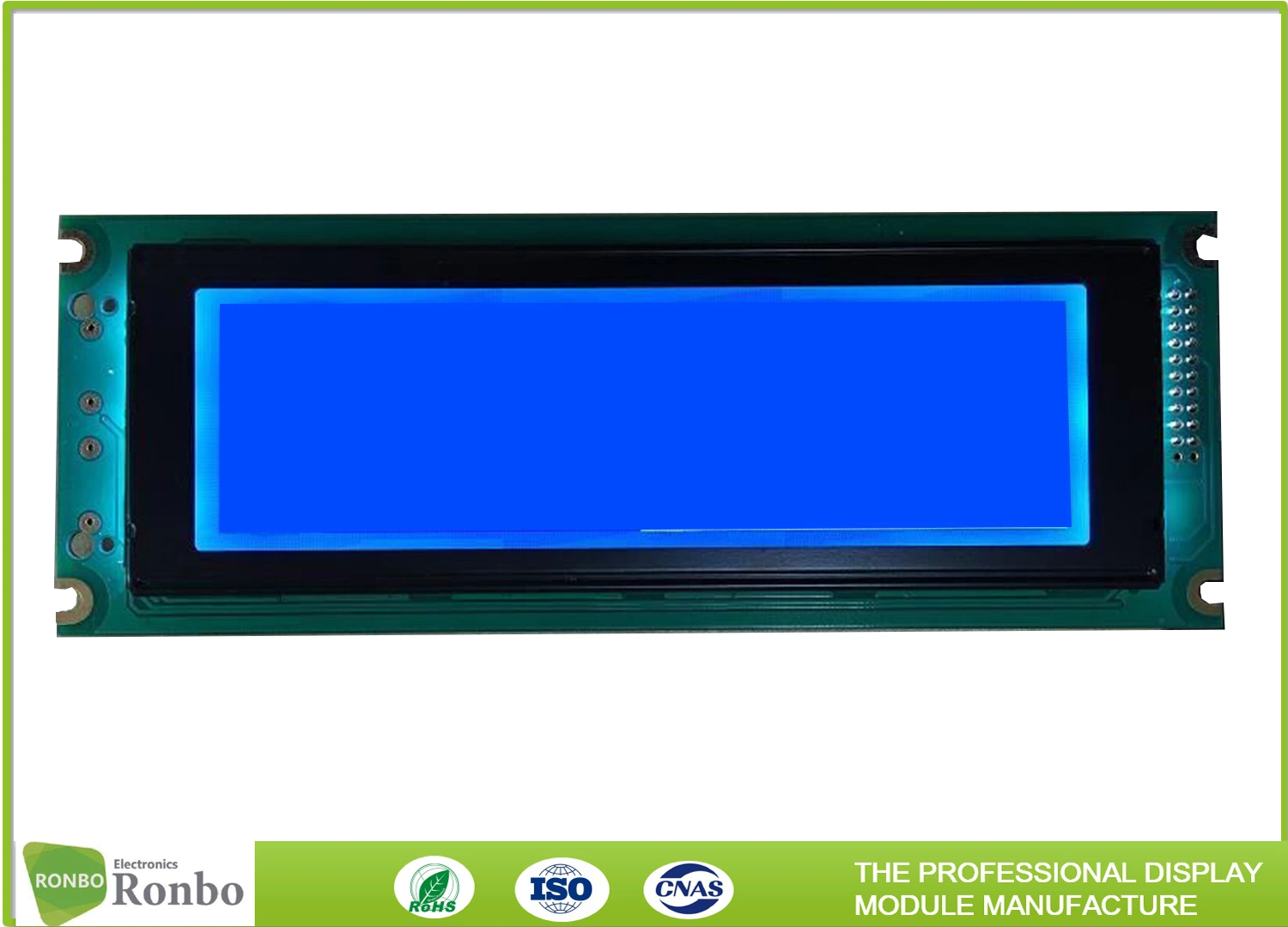 240X64 Graphic LCD Panel, MCU 8bit, Ra6963, 22pin Header, COB Stn LCD Module