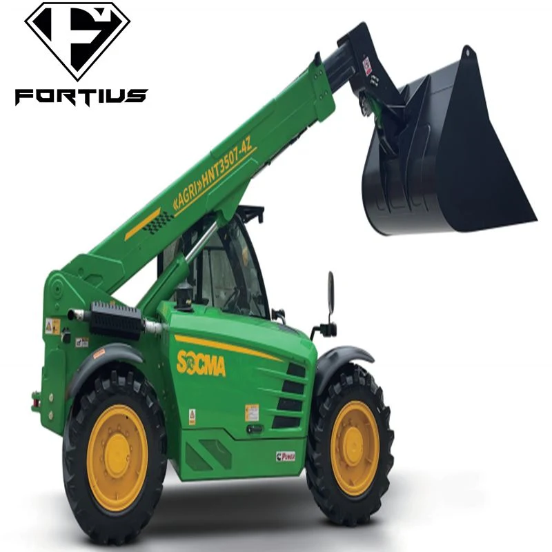 High Quality China Factory 2 Mast 3 Mast Lifting Height Terrain Telehandler Loader 20ton 30ton 32ton Heavy Duty Forklift Construction Machinery 10% Discount