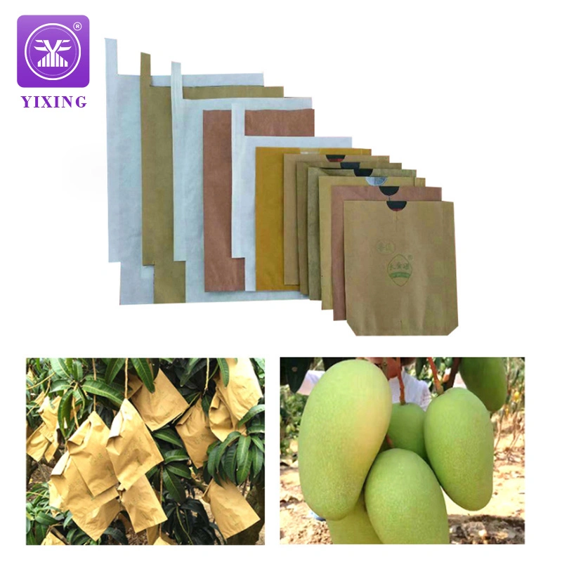 Бумажный мешок Крафт с защитой от фруктов Guava Bag Сумка для выращивания винограда Wateproof Grape Paper Mango