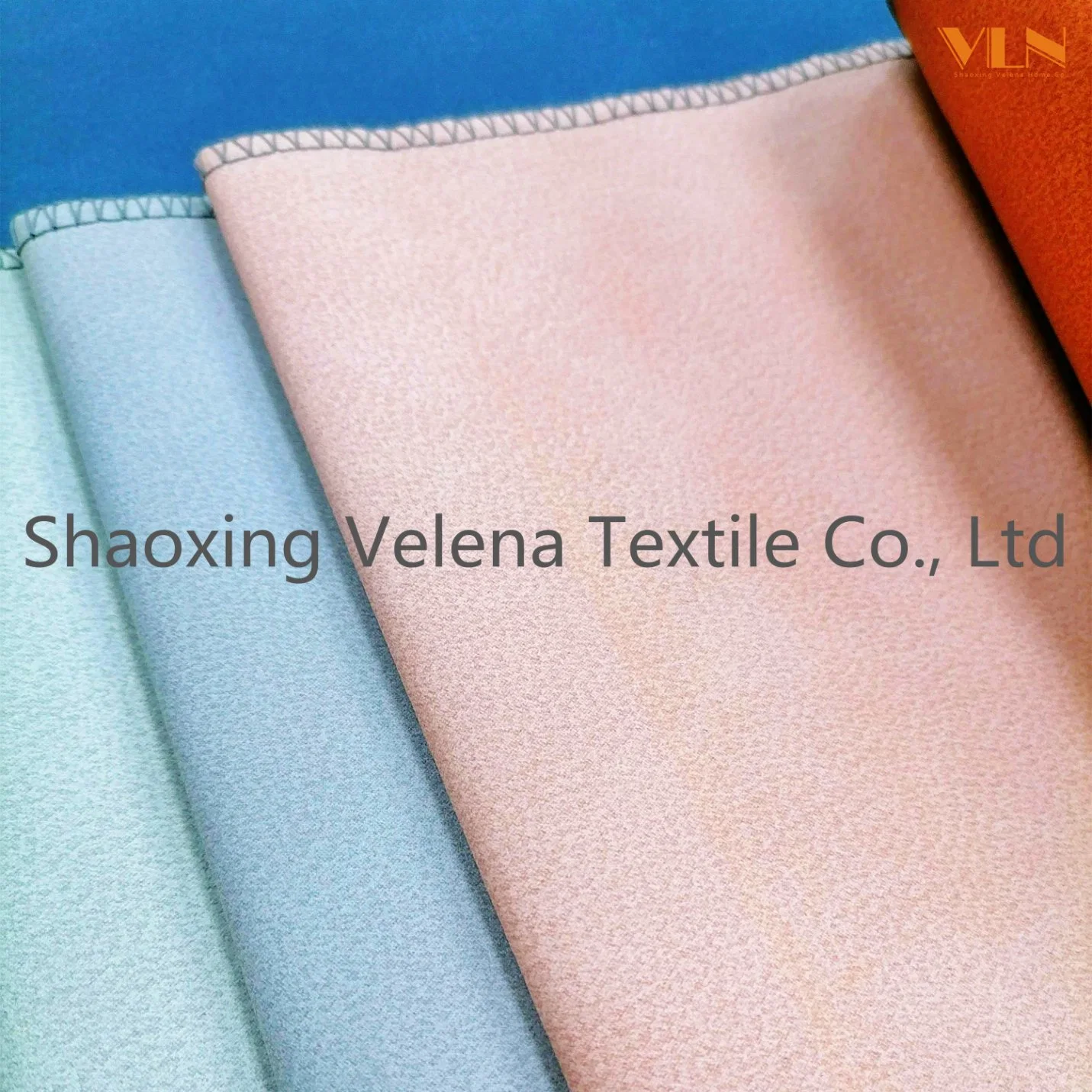 Technology Leather Suede 100% Polyester Velvet Fabric Dyeing with Glue Emboss Upholstery Furniture Sofa Textile Fabric