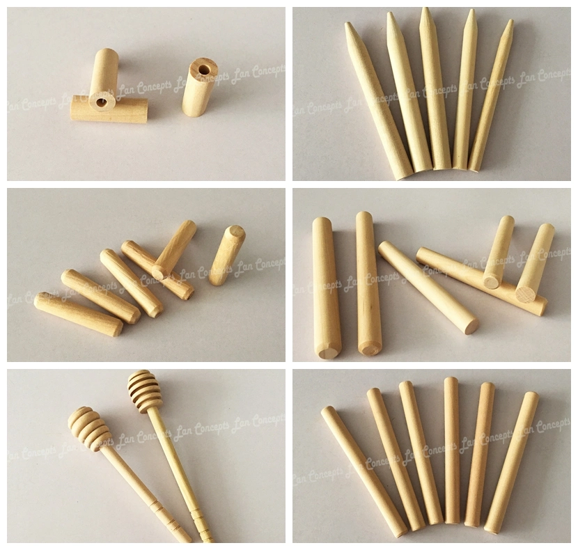 Bâton de bois personnalisé Craft bâton de bambou bâton de pointy rond en bois Bâton avec logo personnalisé brochette de bambou Lollipop Popsicle Sticks glace Bâton