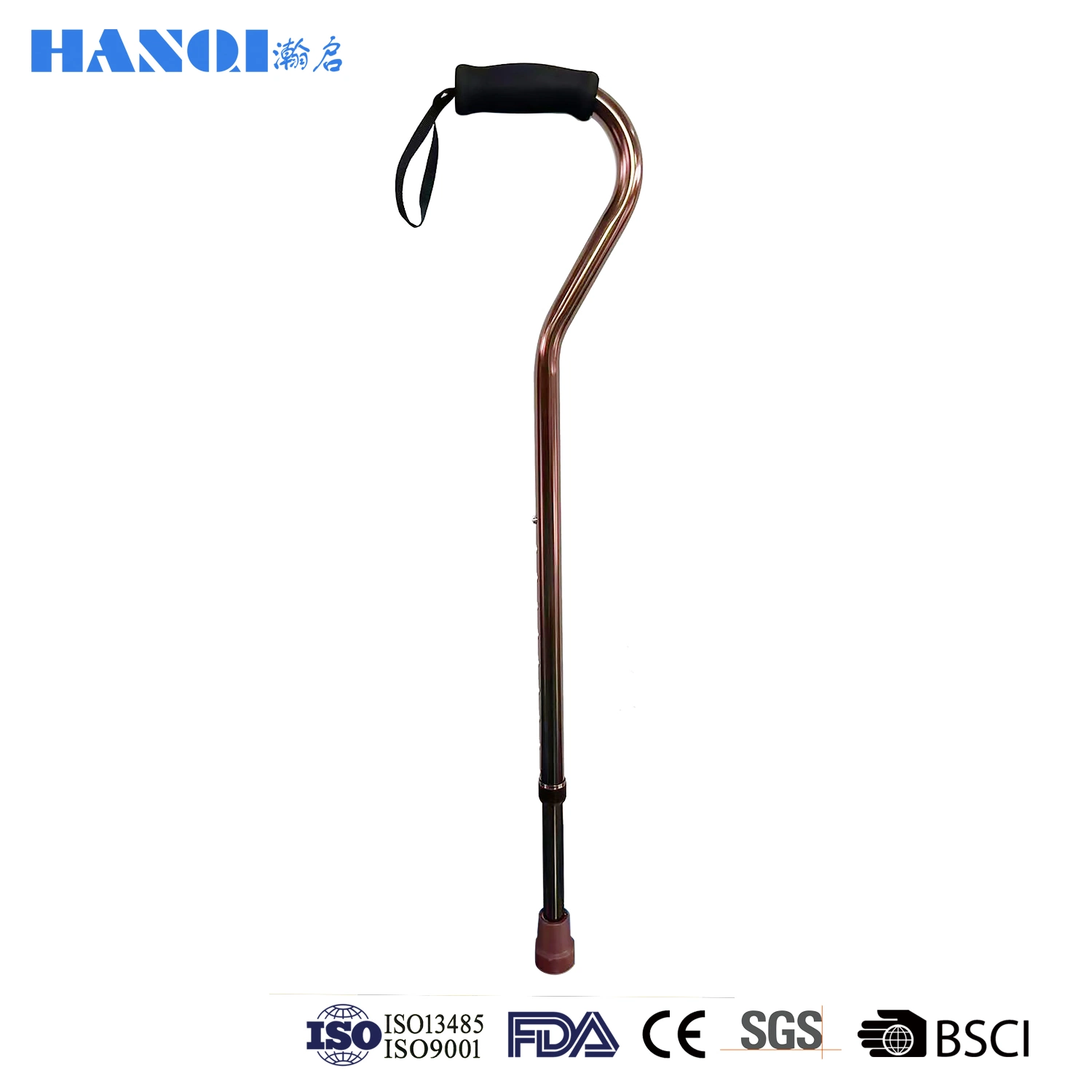 Crutches Old Man Anti-Skid Walking Stick Adjustable Rod Multifunctional Telescopic Rod Lightweight