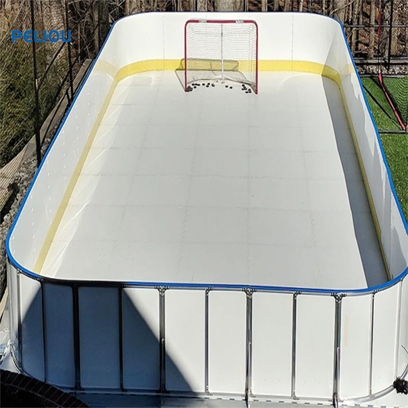 2022 Nuevo diseño de la Junta Rink China fabricados de plástico PE Tamaño personalizado de la hoja de pista de hielo sintético