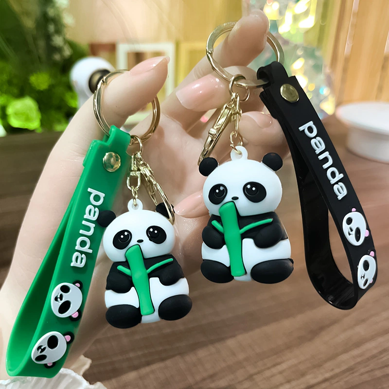 Colorful or Complicated Design for PVC Keychain 3D Soft Custom Shaped Keyring Gift