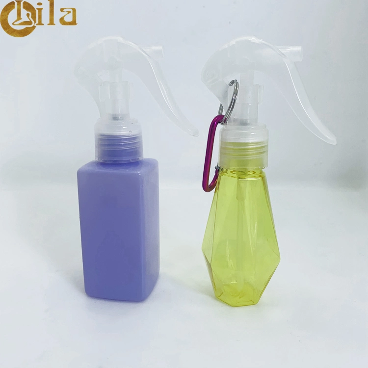 Factory Price Shaped Plastic Spray Portable Packing Bottles with Cap Pet Bottle