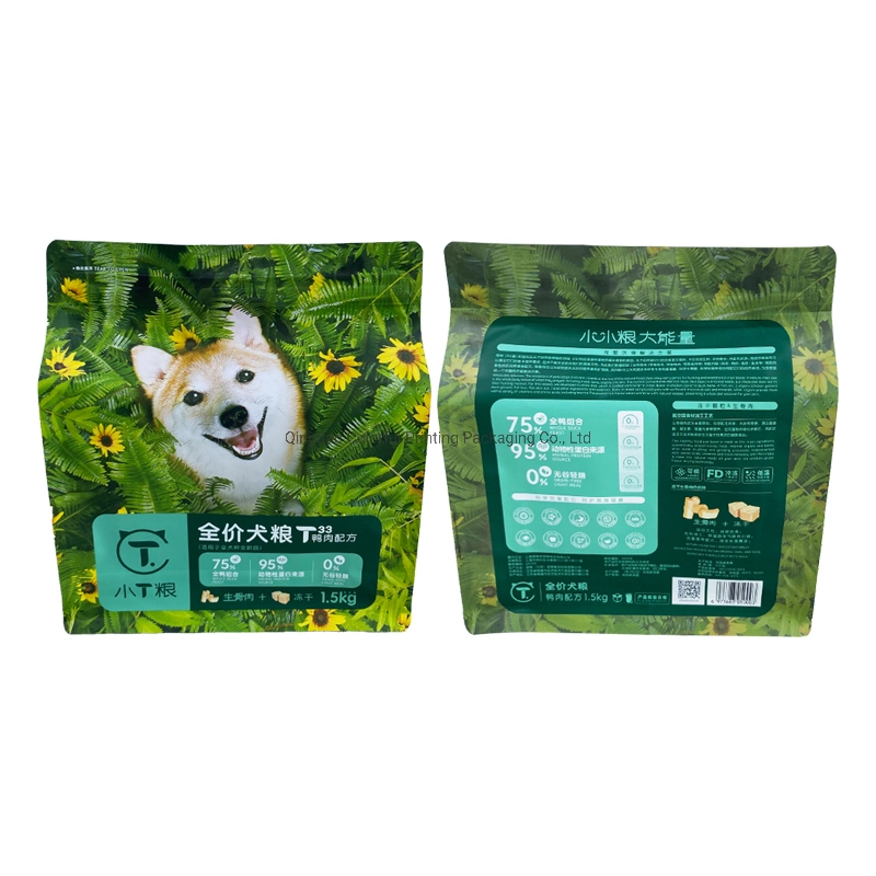 Stand up Custom Printing Dog Cat Food Packaging Material