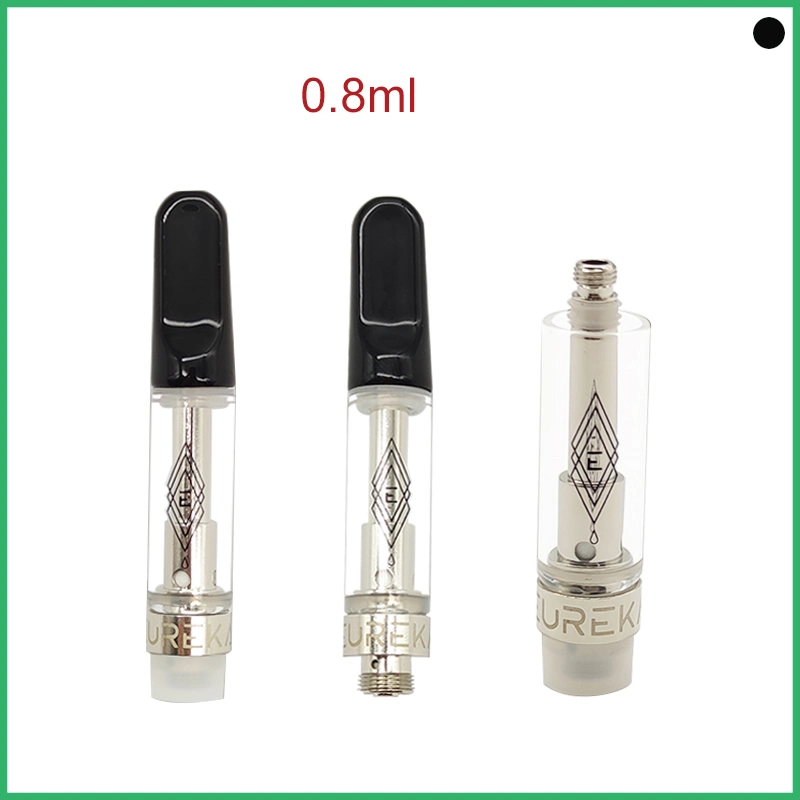 Más reciente Eureka Cart Atomizer vaciar VAPE Cart Ceramic Coil Pen Vaporizador de vidrio Eureka Cart tanque de embalaje nuevo de alta potencia