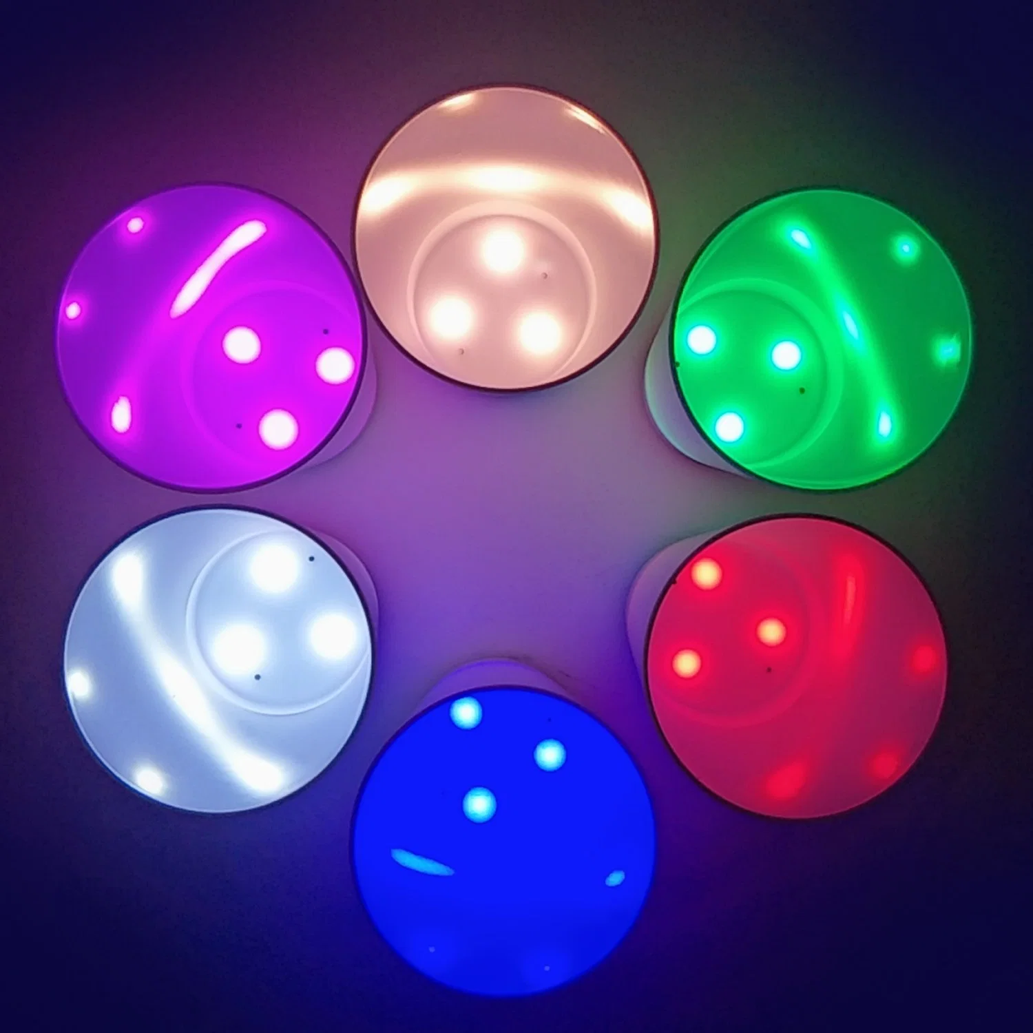 12oz, 14oz und 16oz RGB Farbwechsel Party LED Gläser LED Becher Leuchten leuchtende LED Tasse