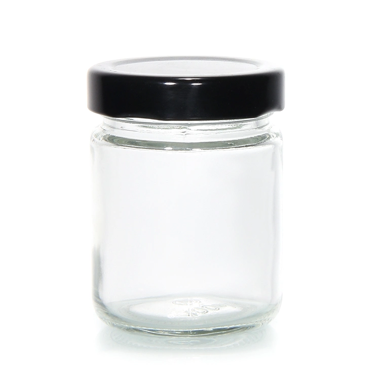 25ml-500ml Round Shape Glass Jar for Honey Jam Jelly with Metal Lid