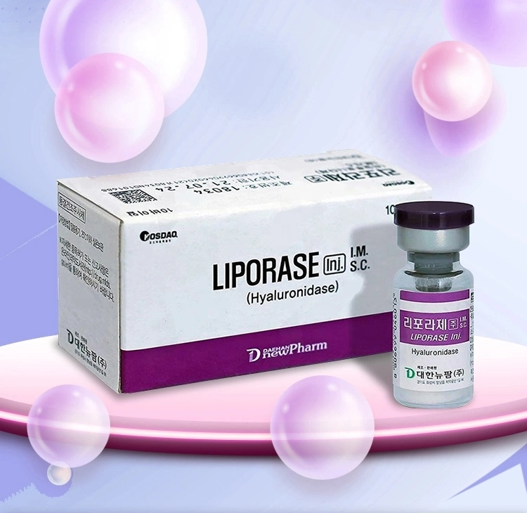 Dissolves Hyaluronic Acid Dermal Filler Liporase Hyaluronidase Powder Injection