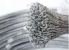 Negro de alambre galvanizado o rescate de Doble Lazo lazo de alambre de acero