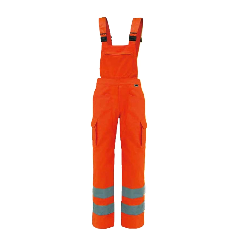 Customized En20471 Workwear Reflective Waterproof Reflective High Visibility Bib Pants