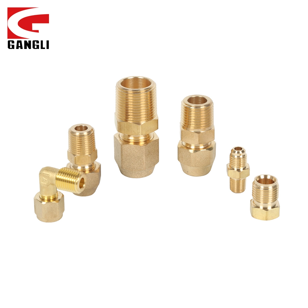 for Wholesale/Supplier China Gangli Factory Brass Parts Pipe Joint for HVAC System