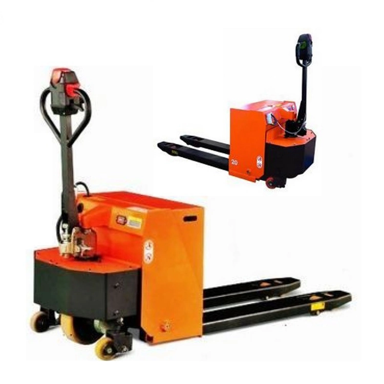 Semi Electronic Motorised Electric Hand Pallet Truck Forklift with Joystick