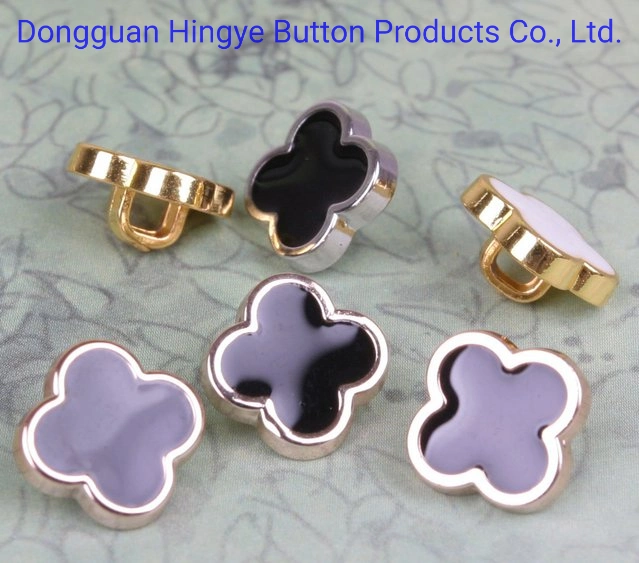 ABS Button Plastic Enamelled Button Rhinestone ABS Jeans Shank Button for Clothings