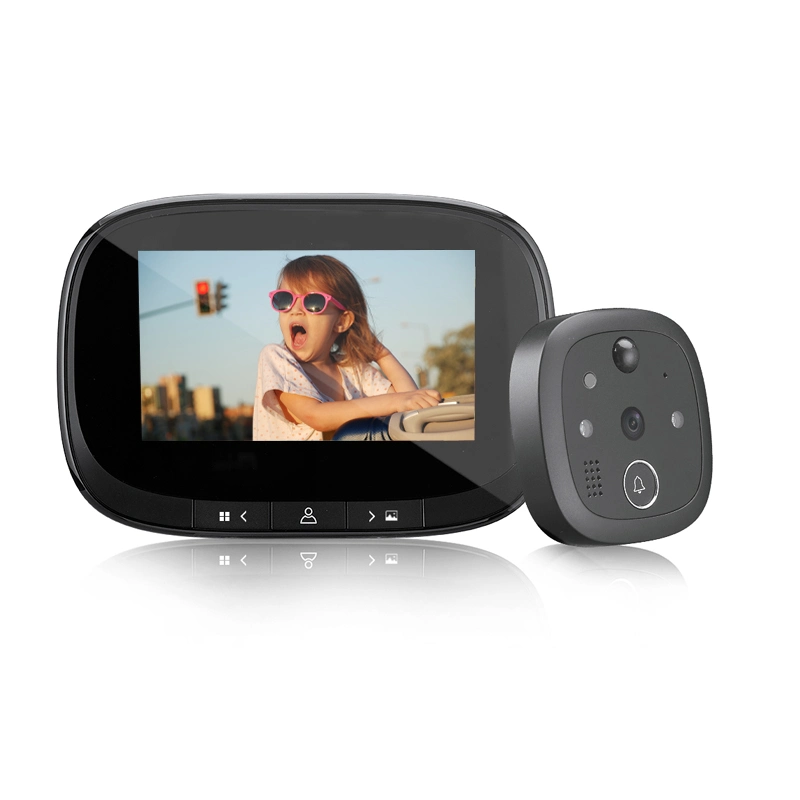 4.3 Inch Display Electronic Door Bell Video Infrared Camera Viewer with Motion Sensor