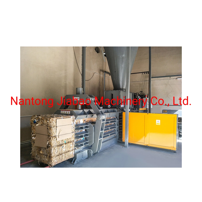 Top Selling Auto Waste Discharge Baler Machine for Corrugated Factory Printing Factory Packing Waste Paper/Carton/Corrugated Paper/Pet Bottles/Solid Plastics