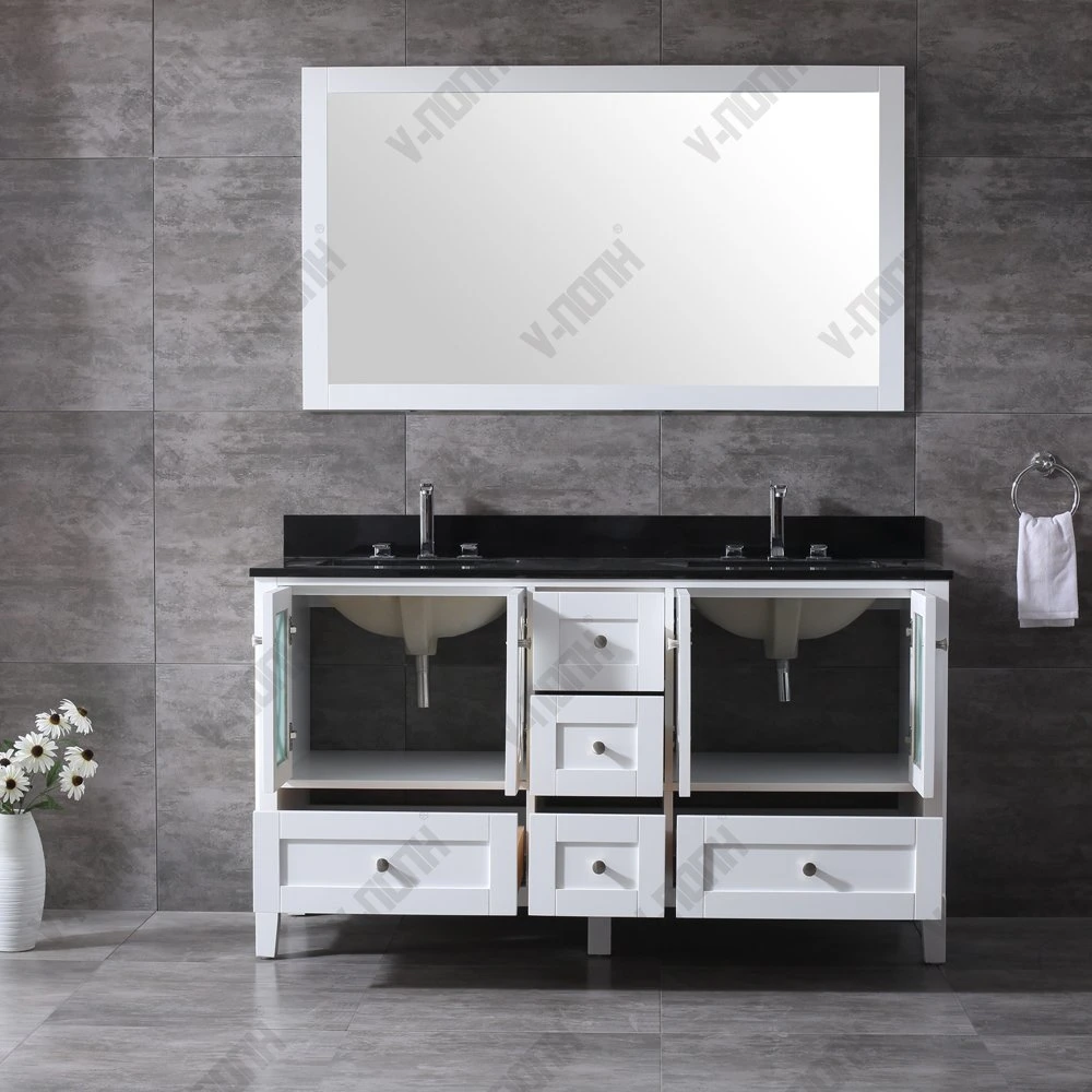 Unique Floor Standing Modern Solid Wood Bathroom Vanities