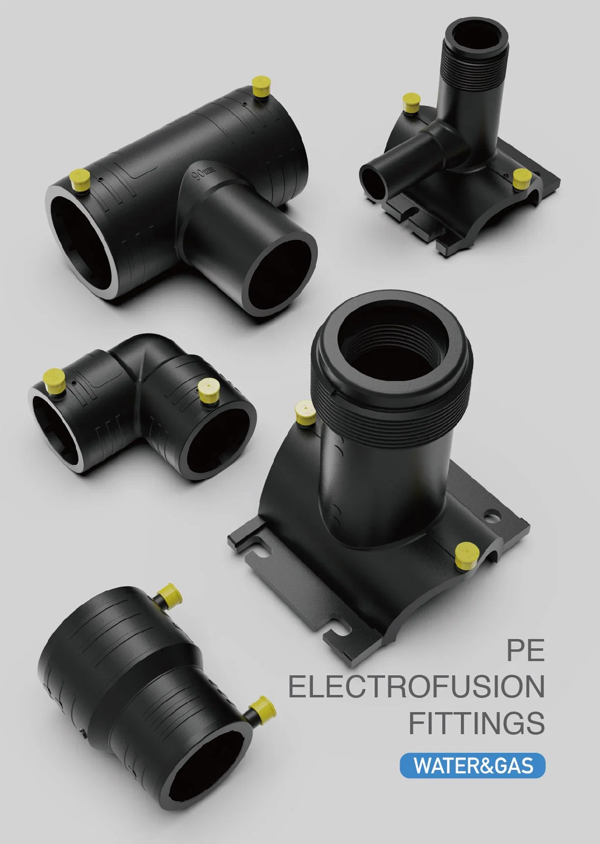 Era Plastic/PE/HDPE Electrofusion Fitting for Water and Gas CE Certificate HDPE Pipes