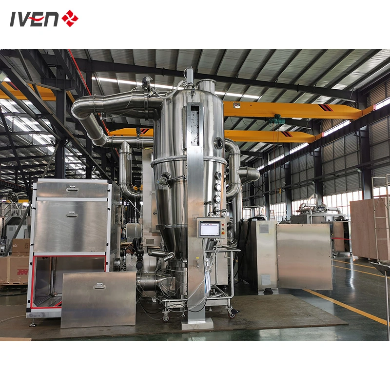 Pharmaceutical Factories Good Performance Fluidized Bed Dryer Fluid Granulator Air-Assisted Drying and Granulating Machine Air-Assisted Spray Coater