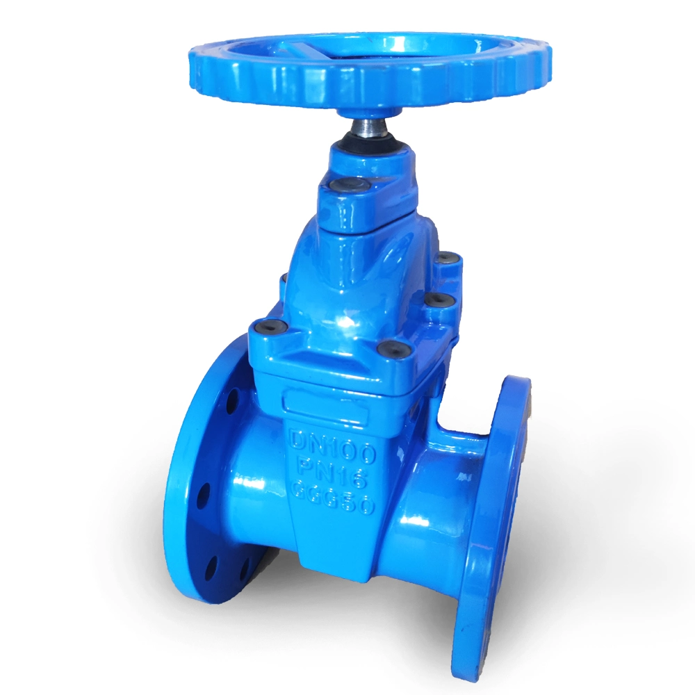 350mm Gate Valve Ductile Iron Carbon Steel DN80 DN150 Water Flange Gate Valve Pn16 Cast Iron Valve for HDPE Pipe