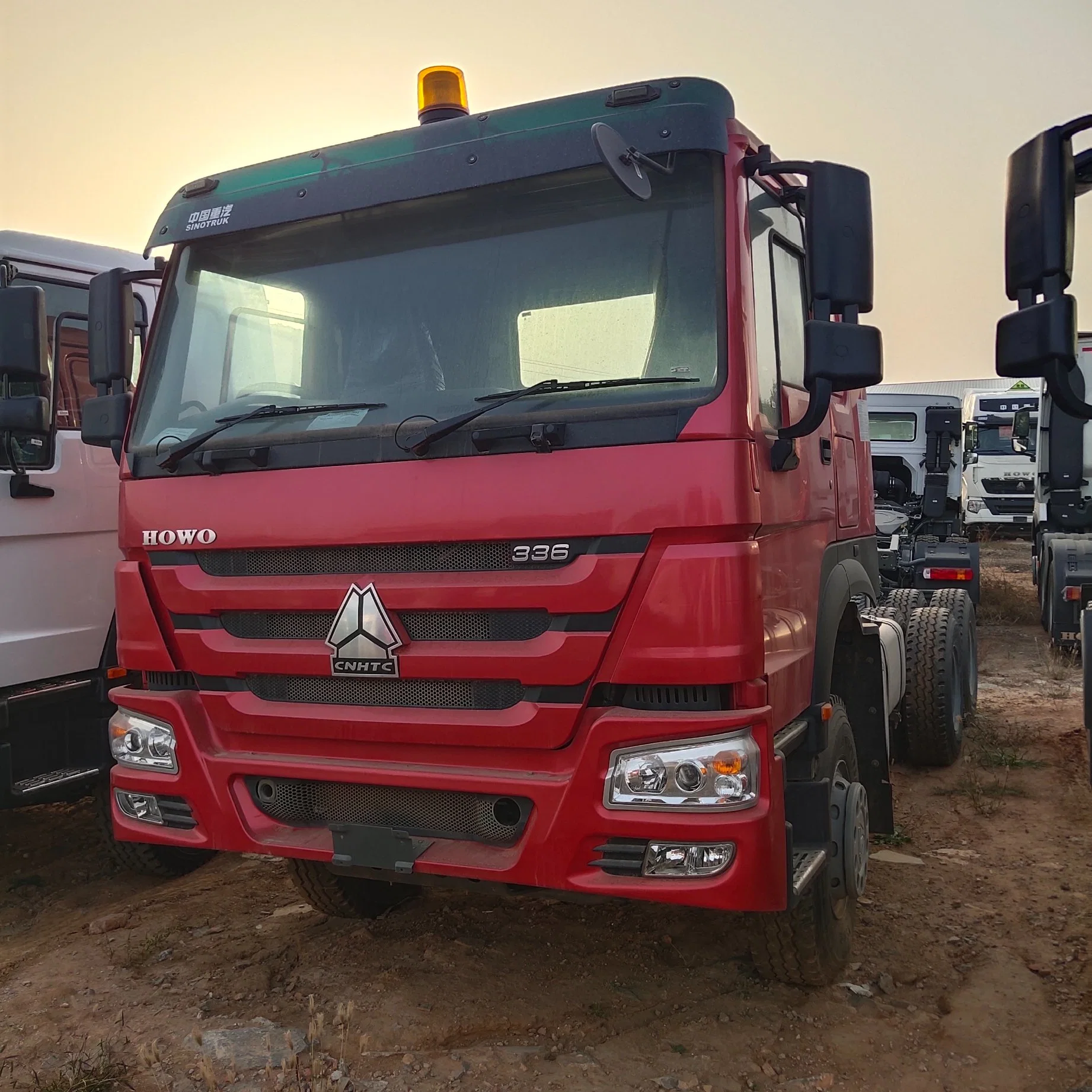 Used HOWO 6X4 Horse Tractor Head 10 Wheelers Drum Brake Euro4 Tractor Truck for Sale to Africa