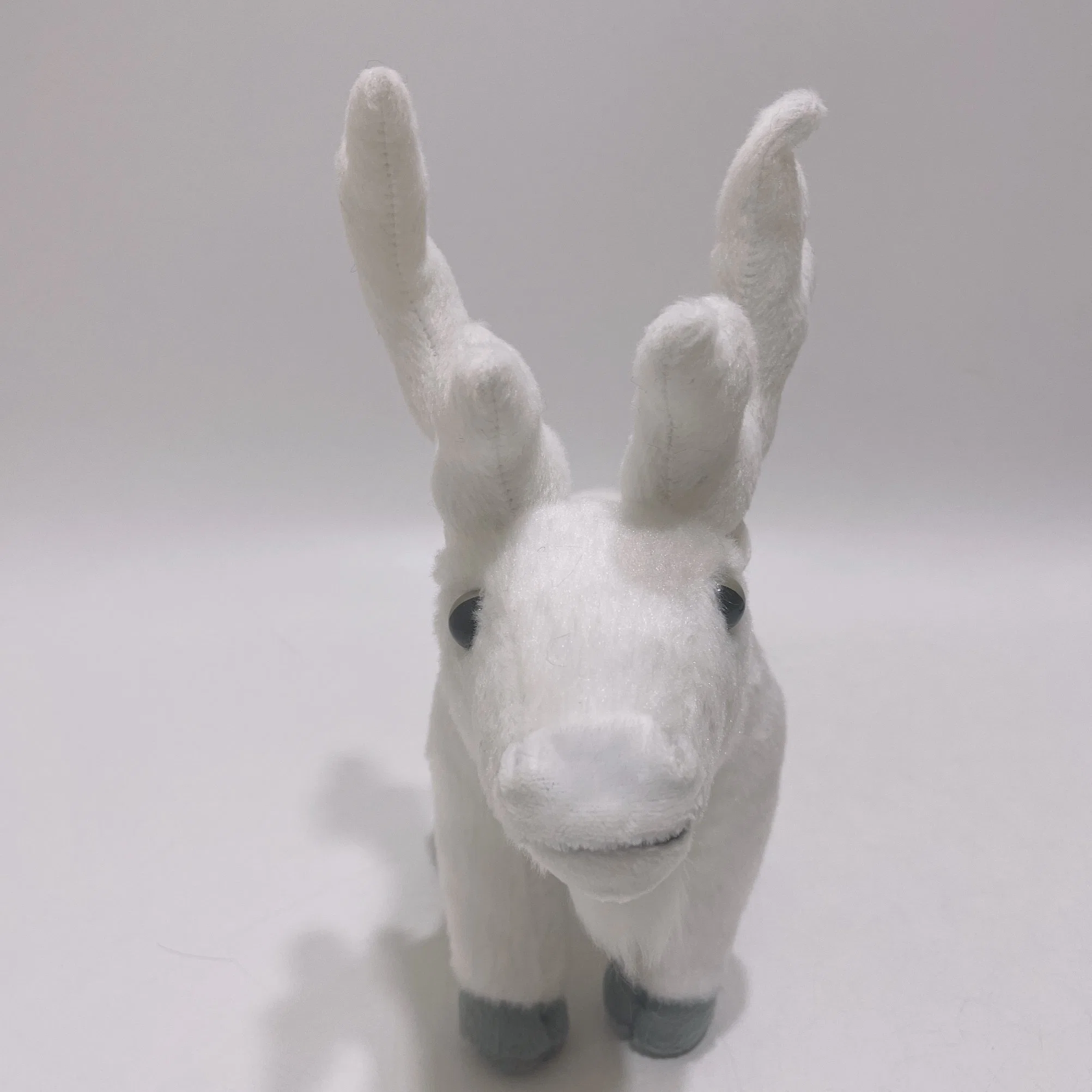 20 Cm Lifelike Stuffed White Standing Deer Toy Perfect Plush Item for Home Decoration & Promotion