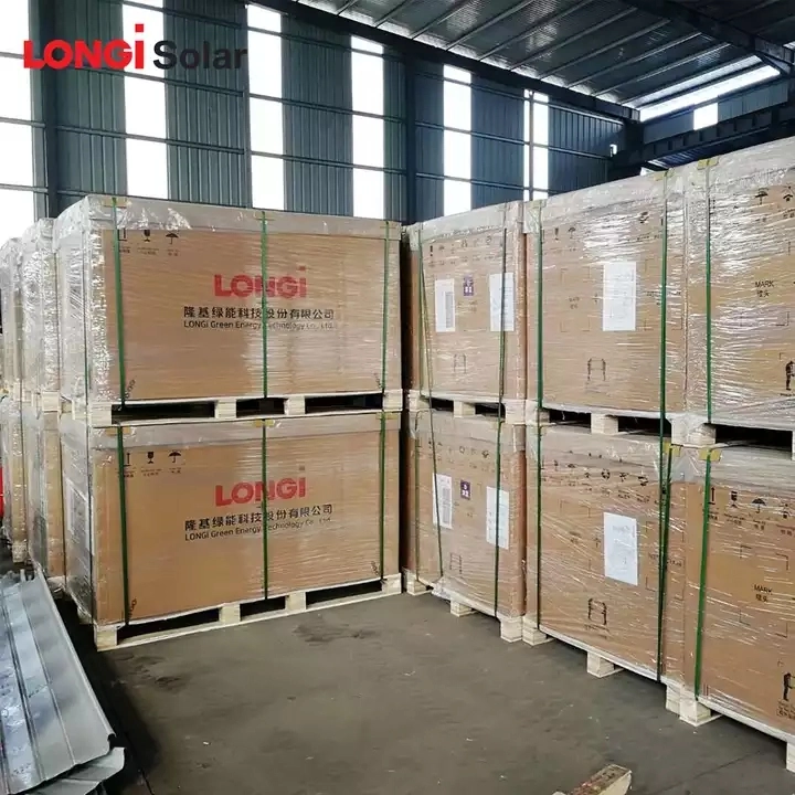 Großhandel China Longi Solarzellen 530W 540W 550W Longi Mono PERC Solarpanel Preis für Solarspeichersystem