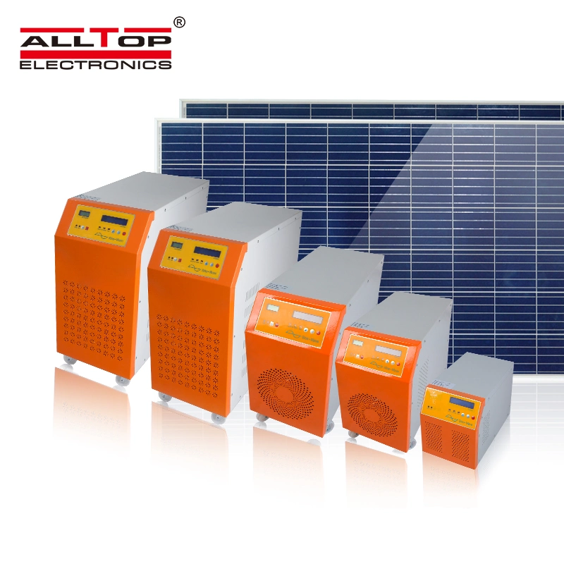 Alltop sistema Solar Híbrido 300W 500W 1KW 3 fase Solar &amp; Wind Power Grid OFF Inverter on Grid Solar Inverter