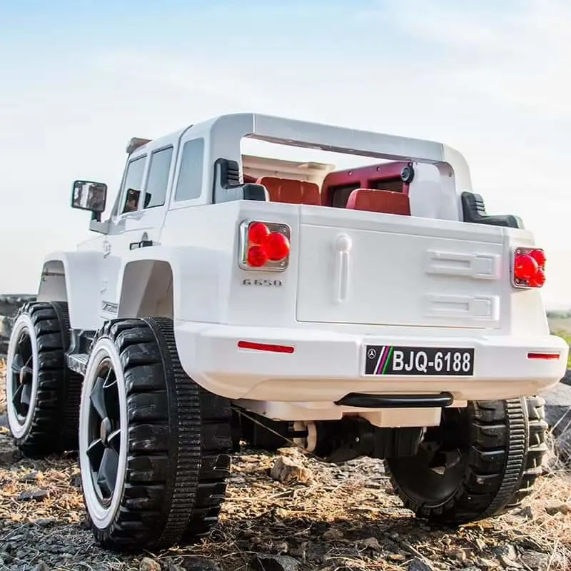 Los niños Jeep coche eléctrico con doble asiento eléctrico de los niños viajen en coche de juguete con la batería, KC-03