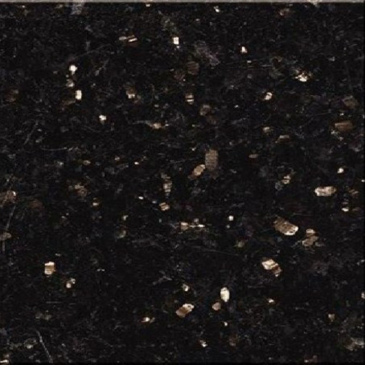 Building Materials India Natural Stone Black Galaxy Granite for Project