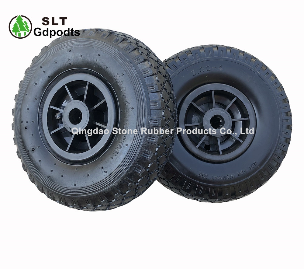 3.00-4 Pneumatic Wheel 260X85 Rubber Wheel for Hand Trolley and Tool Cart