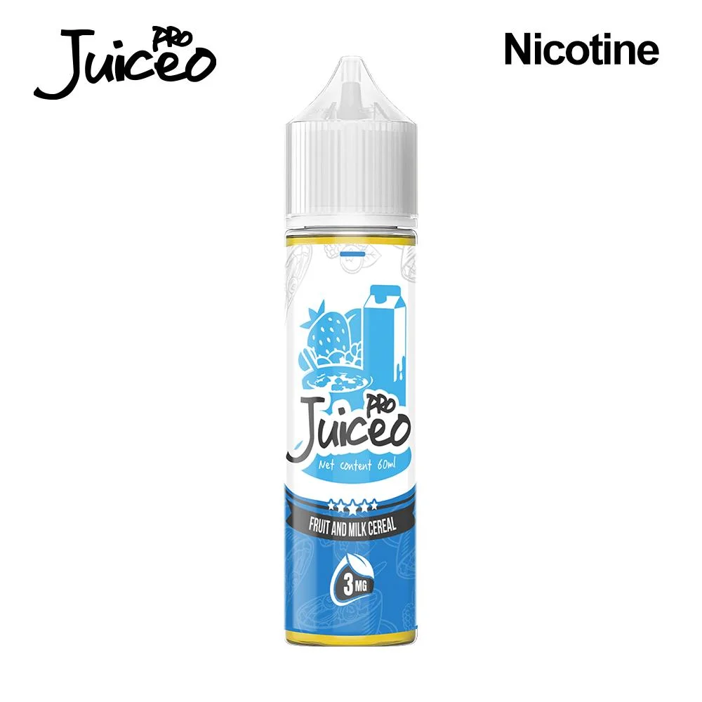 Juiceo PRO Fruit&Milk Cereal Nicotine Salt E-Liquid, 7: 3, 3mg, 60ml, Fruit Flavored E-Juice Wholesale/Supplier Supplier, OEM&ODM, Delicious