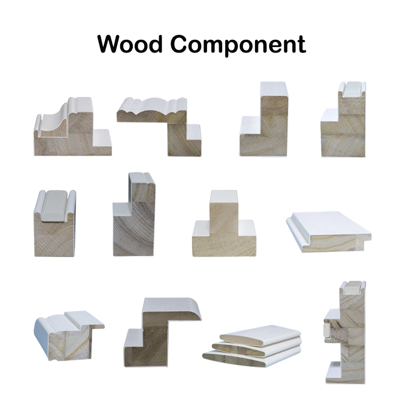 Basswood Wooden Shutter Slats Window Shutter Components