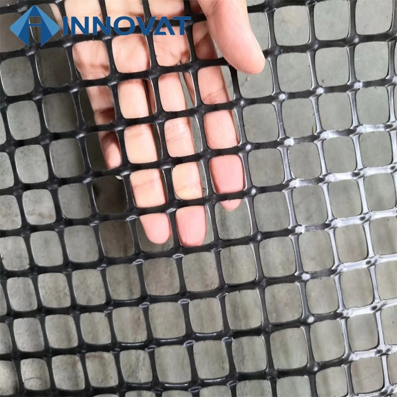 Soldadura de plástico de aço Geogrid para pavimento de estrada Aço plástico Geogrid Geogrids bidirecionais reforçados por subgrau