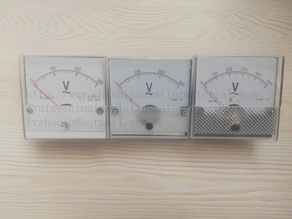 Square Type Moving Iron AC Voltmeters Analog Panel Meter