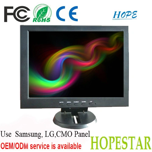 Industrial High Brightness 10 Inch LCD Monitor AV TV VGA HDMI