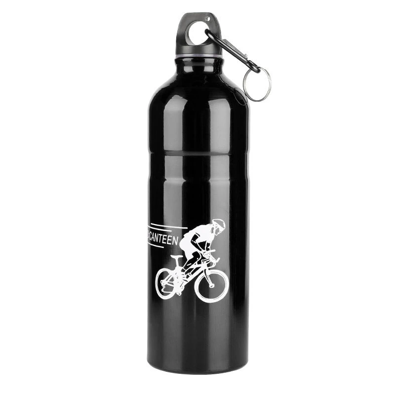 Copa de agua al aire libre Equipo de Ciclismo para bicicletas de montaña, aluminio aleación de bicicletas botella de agua con Mountaineering Buckle