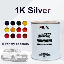 Pintura de coche altamente metálica Spray de venta al por mayor Pintura de auto altamente Flash Filre HS 1K Superfina Blanca Plata brillante FM215