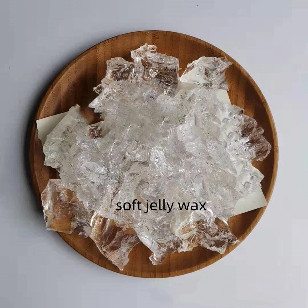 25kg/Carton 80-90 Degree C High Quality Gel Wax Transparent Jelly Wax for Candle Making