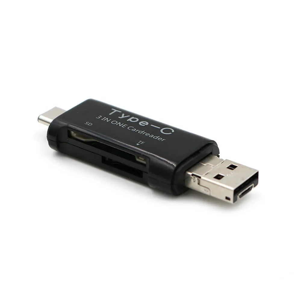 Transferencia rápida de datos con un lector de tarjetas USB 3,0 para smartphone Para tarjetas SD/Micro-SD