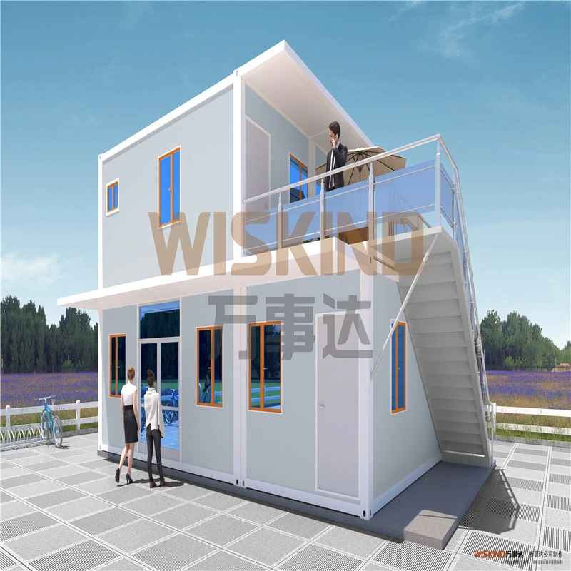 Prefab House with 75mm Rock Wool Insulation Panel as Hotel