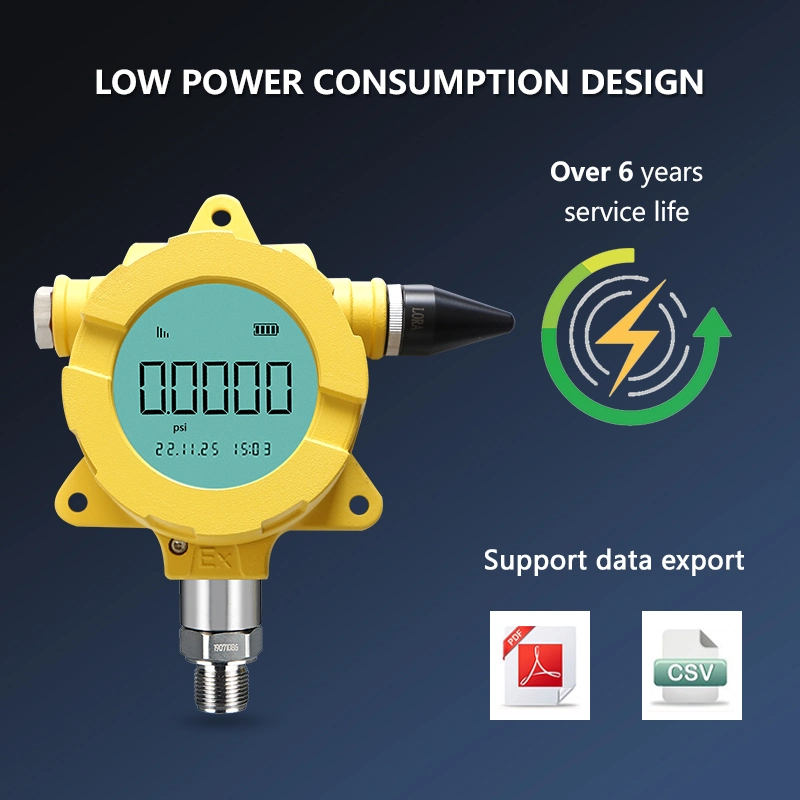 Transductor de presión inalámbrico Holykell Lora GPRS 4G de bajo coste